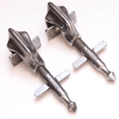 Ludwig Bass Drum Pedal, Cymbal Striker, Clanger Cymbal w/Script Logo Holder, Bass Drum Spurs /  1920s-1930s Traps Era / INSPECTED & TETSTED image 12