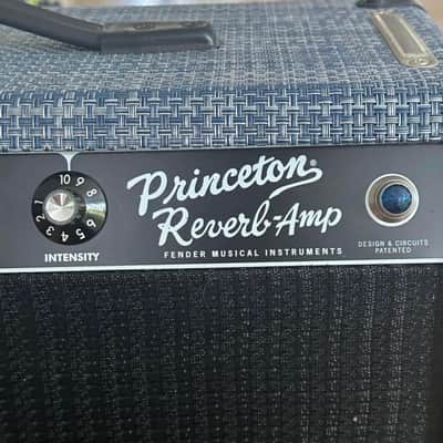 Fender '65 Princeton Reverb Reissue "Chilewich Denim" FSR Limited Edition 12-Watt 1x12" Guitar Combo 2020 - Chilewich Denim image 2