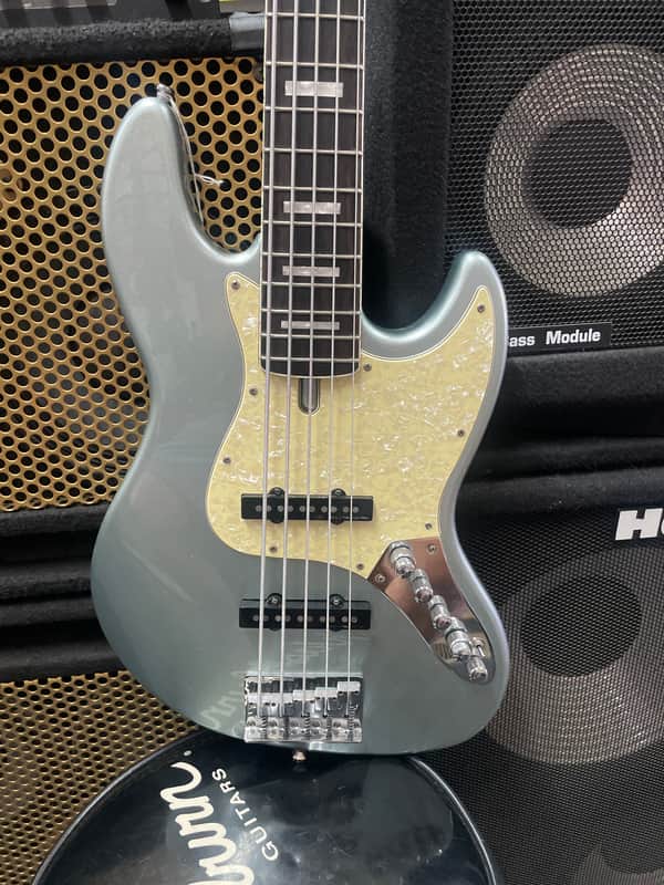 Marcus Miller Sire V7 5 string bass - Metalic gray or blue image 1
