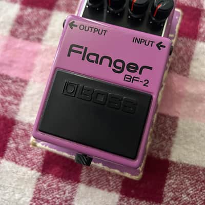 1981 BOSS BF-2 Flanger Made in Japan with Original Box - Black Label Vintage MIJ image 2