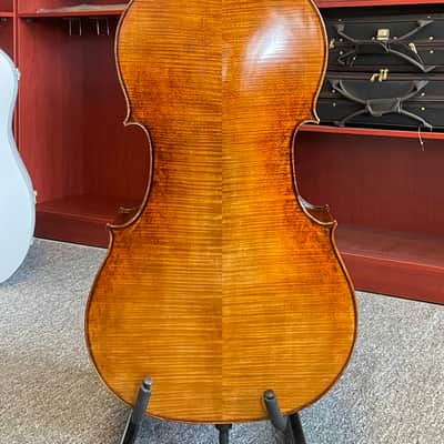 Exceptional Sounding Cello Master Wang's Own Work 200-y Old Spruce No. W8 image 2