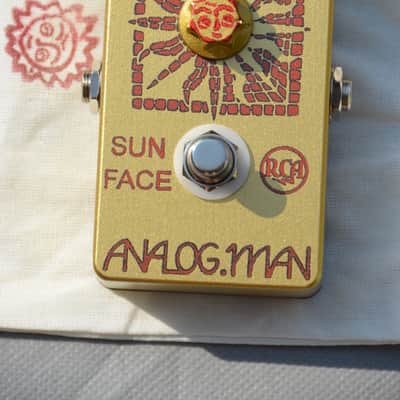 Analogman Sun Face RCA Germanium Fuzz Sunface with Sun Dial Knob + led image 2