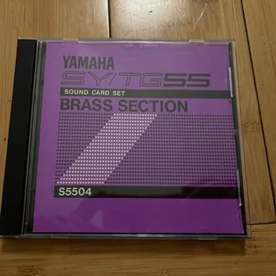 BRASS SECTION  Voice and Wave Data Rom Set S5504 - Yamaha TG55 SY55