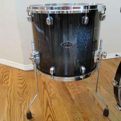 Tama Starclassic Birch Bubinga Drum Kit, Indigo Blue Sparkle Lacquer, Die-Cast Hoops , Pro Heads ! image 8