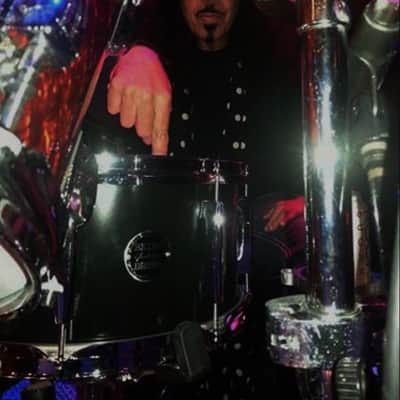 Frankie Banali's Quiet Riot, Anvil Cases 19.5"x9.5" Utility Carrying Case, Stenciled 1980's - Black image 2