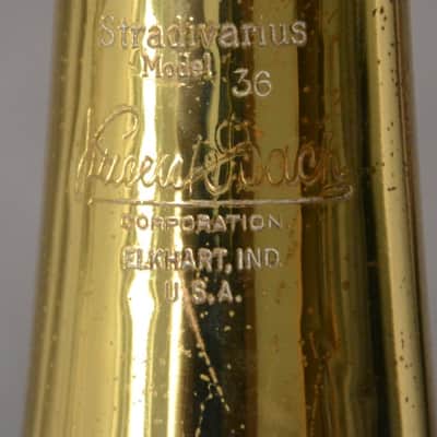 Trombón Bach Stradivarius 36 Corporation simple en muy buen estado. image 6