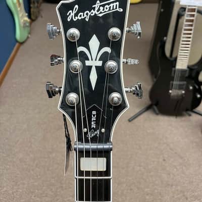Hagstrom SUVIK-DDL Super Viking Semi-Hollow - Dandy Dandelion image 6