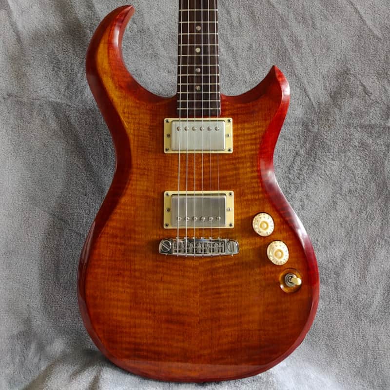 96 art Solid Body Set Neck Doublecut Violin Burst Guitar - Custom Handmade image 1