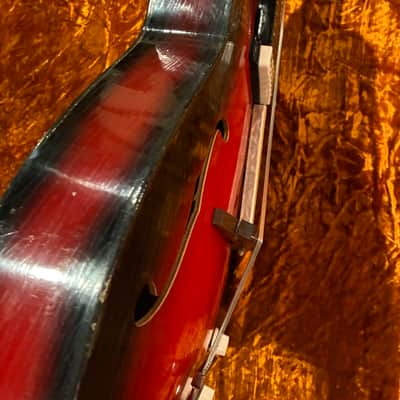 Vintage Eko Modello 100 Archtop 1960's Redburst - Italian Made image 10