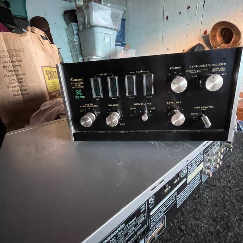Sansui QS-100 Quadrophonic Amplifier 1972 | Reverb