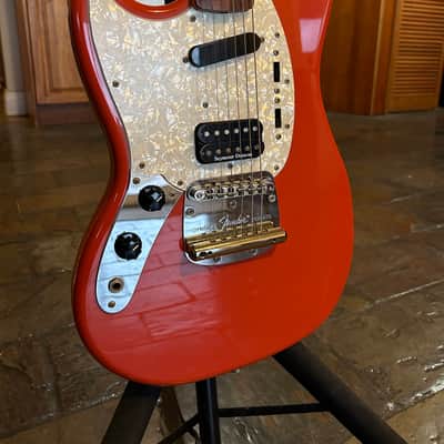Fender Kurt Cobain Mustang Left-Handed 2012 - 2014 - Fiesta Red image 8