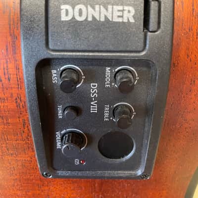 Donner DAE-41 acoustic electric JUMBO guitar NEW CONDITION HIGHER END DONNER! image 14