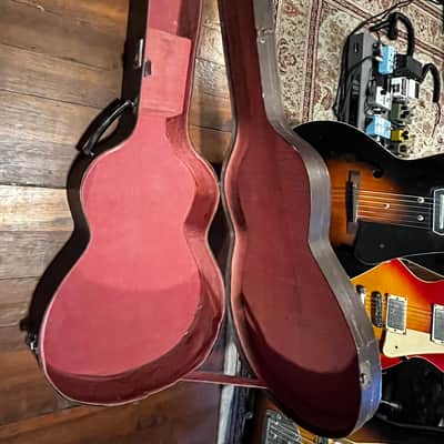Antique 30's/40's Brown Accoustic Guitar Case Kalamazoo Gibson Unknown - Brown image 3