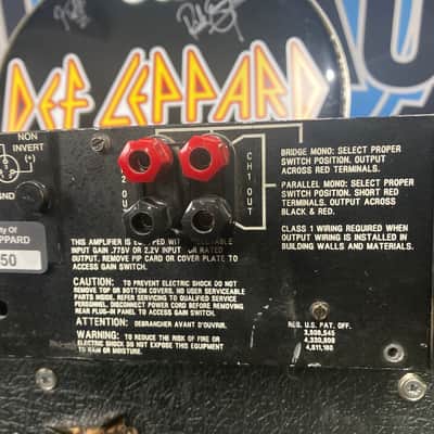 Def Leppard's Adrenalize Tour Crown MA1200 Audio Amplifier 2-Channel 320-Watt (DL #5029) image 10