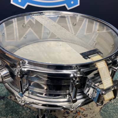Tama - 5x14" 10-Tube Lug Snare Drum, Power Hoops 1980's - Chrome over Steel image 18