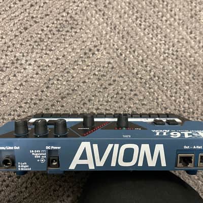 Aviom A-16II Personal Mixer 2010s - Blue image 3
