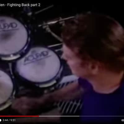 Rick Allen's 1992 Def Leppard Adrenalize Tour DW and Hart Drum Set (#4). Autographed! image 14