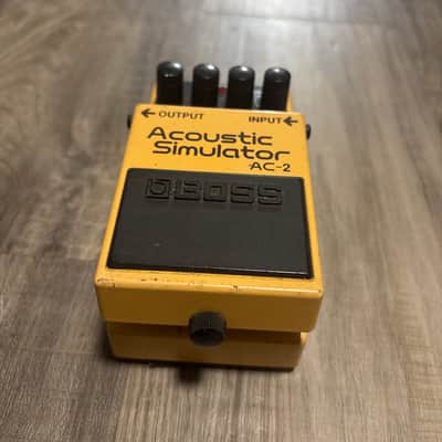 Boss AC-2 Acoustic Simulator (Silver Label) 1997 - 2006 - Yellow image 1