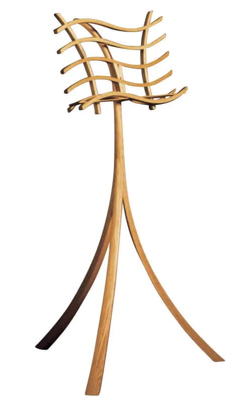 ken Roberts Steam Bent Handcrafted Music Stand Pristine Well Preserved Condition N/A N/A - Stem Bent Handcrafted image 1