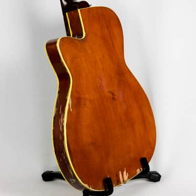 Martin F-55 1964 vintage hollow body electric guitar with DeArmonds image 8
