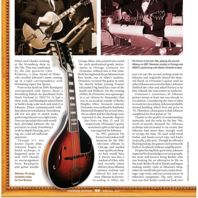 Albanus Professional 17" Archtop (1950's) - RARE and VIBRANT! image 19