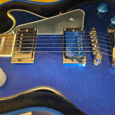 Epiphone Tommy Thayer Signature LesPaul Electric Blue 2020 - Blue Sparkle image 1