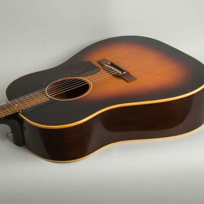 Gibson J-45 Flat Top Acoustic Guitar (1954), ser. #X9045-4, black tolex hard shell case. image 7