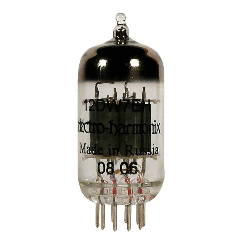 Electro Harmonix 12DW7 (also Ecc832, 7247) Preamp Vacuum Tube Made In Russia image 1