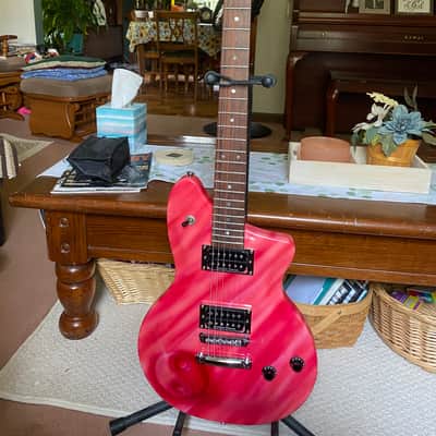 Rare Washburn Custom 'Custom' Shop Factory Gloss Finish/ Red & Pink Hues image 3