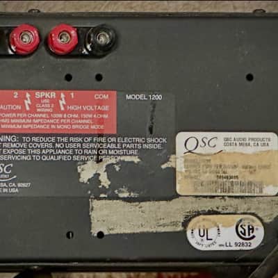 QSC Model 1200 Power Amp image 6