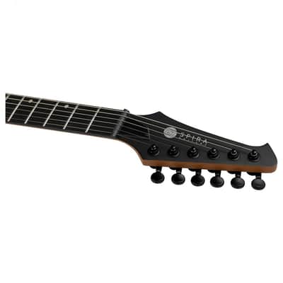 Spira T-400 MBK 400 Series T-Style Roasted Poplar Body Canadian Roasted Maple Neck T-Style 6-String Electric Guitar image 8