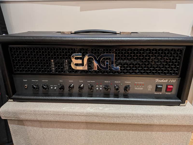 Engl Fireball 100 Type E635 2-Channel 100-Watt Guitar Amp Head 2010s - Black image 1