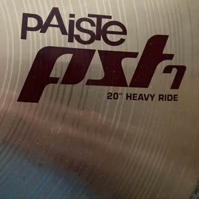 Paiste 20" PST 7 Heavy Ride Cymbal 2012 - Present - Traditional image 2