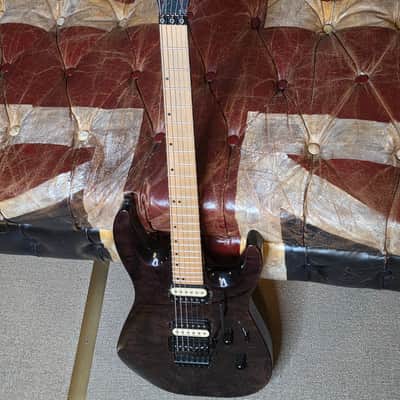 Jackson Pro Series DK2MQ Transparent Black DK2 Pro Quilted Maple Floyd Rose HH Super Strat MIM Mexico image 9