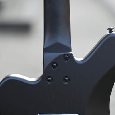 ESP LTD Alex Wade AW-XJ7 Baritone Evertune - Black Open Grain Satin image 8