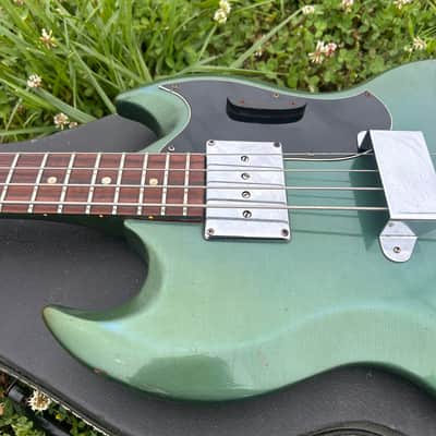 Vintage 1965 Gibson EB-0 Original Pelham Blue Finish w/ OHSC image 5