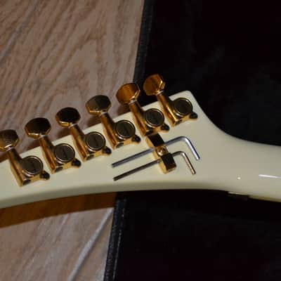 Jackson Rare Limited Tribute Edition Randy Rhoads "Concorde" #5 of 250 1992 White w/Black Pinstripes image 8