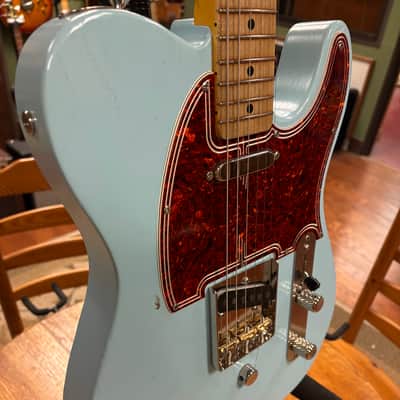 Berly Guitars T Style w/B Bender Sonic Blue Nitro Authorized Dealer image 5