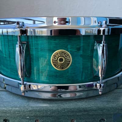Gretsch USA Custom 2020 4-piece drum kit - Caribbean Blue Gloss image 6
