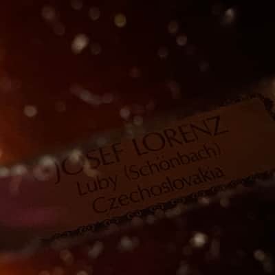 Josef Lorenz Luby (Schonbach) 4/4 Violin – Czechoslovakia w/ Case & Bow image 12