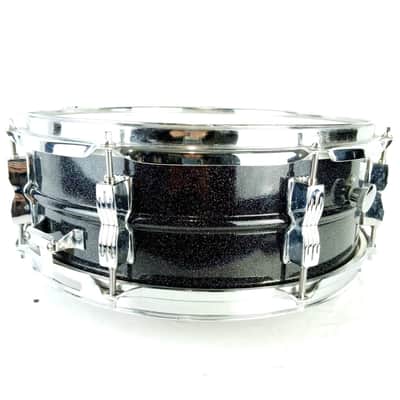*Ludwig 14x5"Black Galaxy Acrolite "Blackrolite" Snare Drum Vintage 90s Aluminum image 7