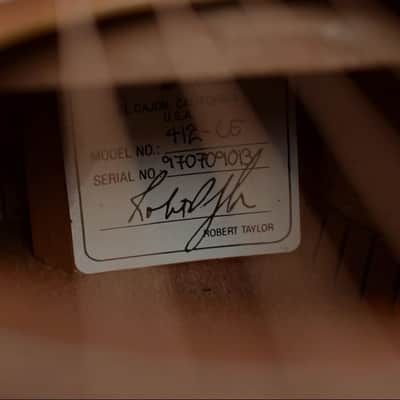 Taylor 412ce Fishman 1997 USA electroacoustic image 16
