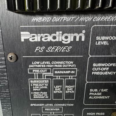 Paradigm PS Series PS800 Subwoofer Vintage Home Theater Bass Audio Powered Sub image 5