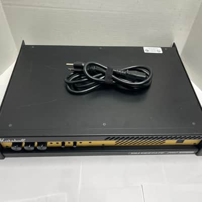 Marshall Valvestate Pro Power Amplifier 120/120 Stereo 2 Channel Watt Amp Valve Rack Mount Rackmount Billy Gibbons VTG Vintage Gold and Black image 4