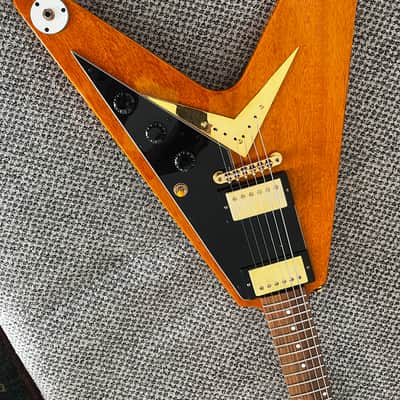 Epiphone Joe Bonamassa Signature '58 "Amos" Korina Flying V 2018 - 2019 - Korina image 5