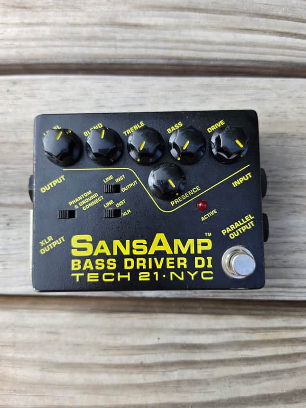 Tech 21 Sansamp Bass Driver D.I. 1994 - 2016 - Black image 1