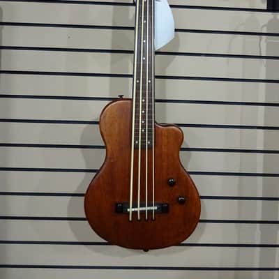 Gold Tone ME-Bass/FL Micro 23" Scale Fretless Electric Bass Natural