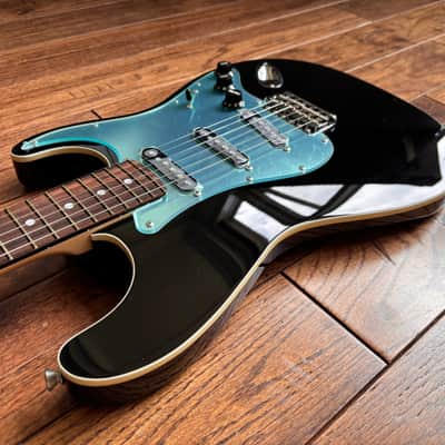 2018 Fender AST Aerodyne Stratocaster Black w/ Mirror Guard MIJ Japan image 8