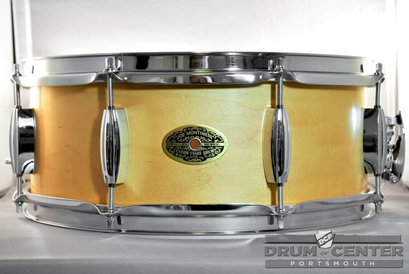 Montineri Custom 9-ply Maple Snare Drum 14x5.5 Satin Hard Oil Hand Rubbed Finish image 1