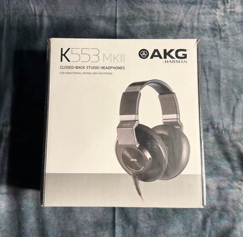 AKG K553 MKII Pro Closed-Back Studio Headphones - Black image 1
